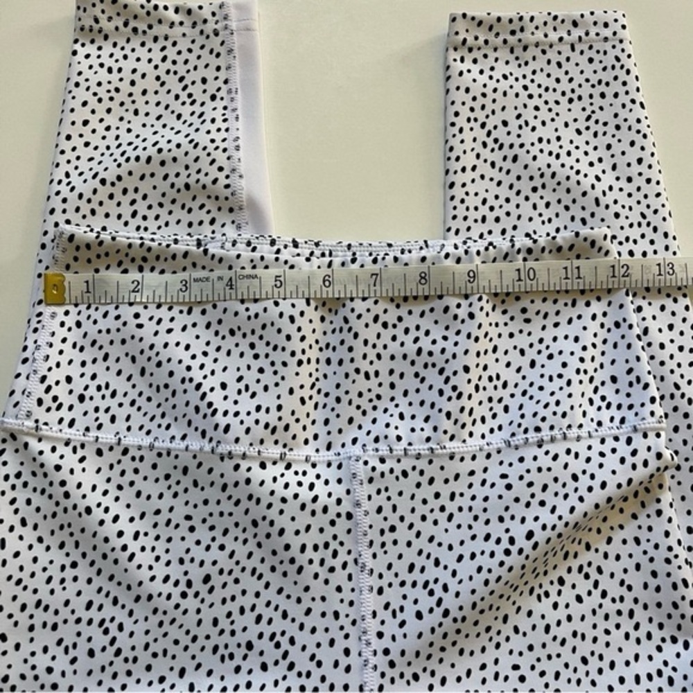 ALL FENIX × ANTHROPOLOGIE Montana High Rise Legging White with Black Dots Spots - Picture 2 of 6